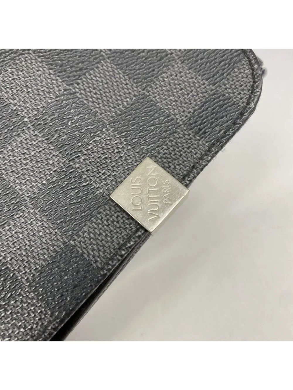 Louis Vuitton Shoulder Bag Damier Graphite District Mmnm Black